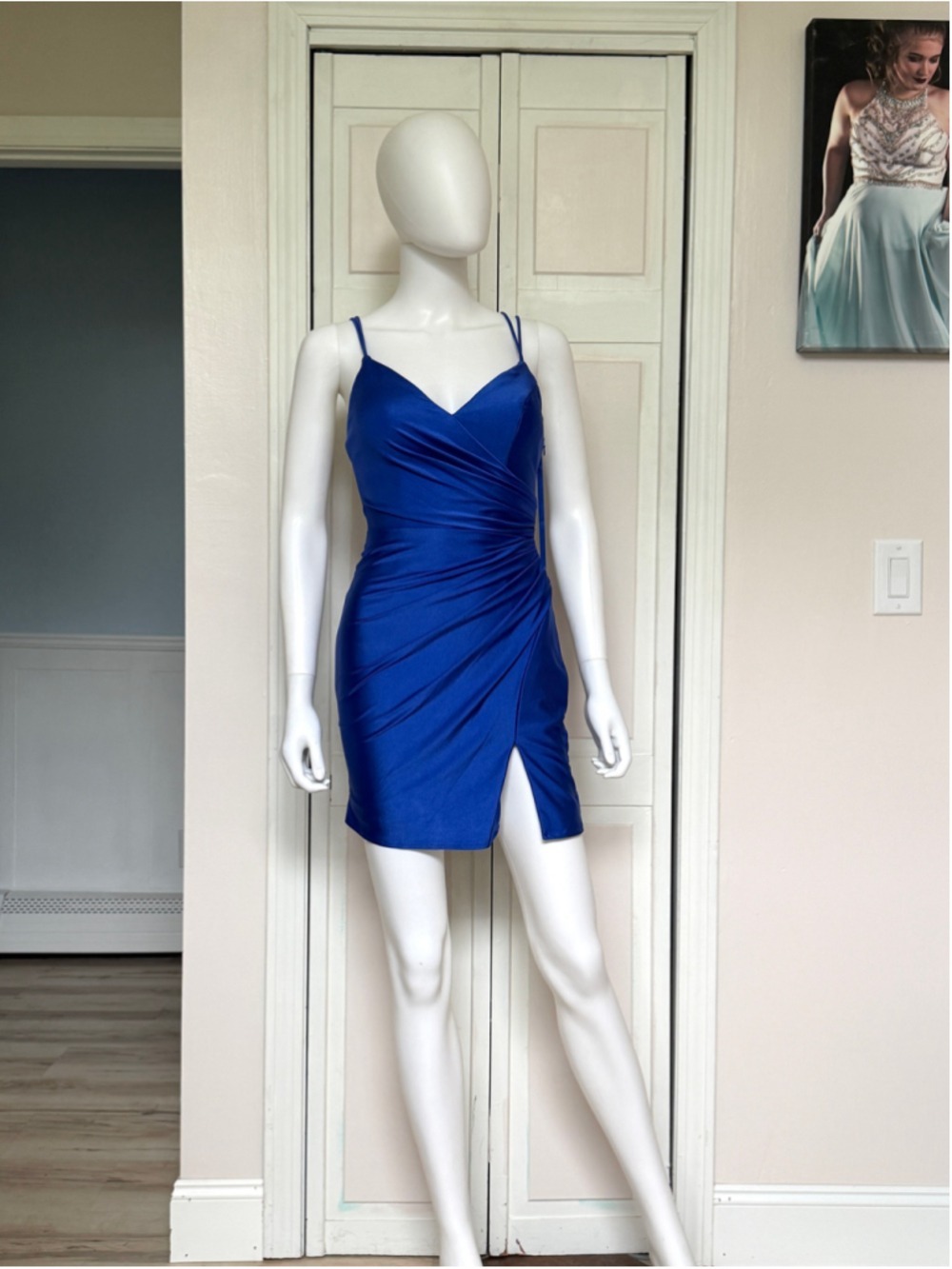 Size 0 Amelia Couture Red Sexy Simple Mini Dress Homecoming Hoco Party
